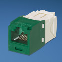 Panduit UTP RJ-45 MiniJack kat6, green/white