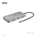 CLUB3D CSV-1594 replicatore di porte e docking station per laptop USB 3.2 Gen 1 (3.1 Gen 1) Type-C Nero, Grigio