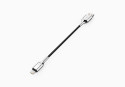 Cygnett CY2668PCCAL cavo Lightning 0,1 m Nero, Stainless steel