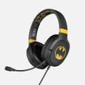 OTL Technologies DC Comics Batman Pro G1 Cuffie Cablato A Padiglione Giocare Nero, Oro