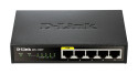 D-Link DES-1005P/E switch di rete Non gestito L2 Fast Ethernet (10/100) Supporto Power over Ethernet (PoE) Nero