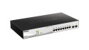 D-Link DGS-1210-10MP switch di rete Gestito L2/L3 Gigabit Ethernet (10/100/1000) Supporto Power over Ethernet (PoE) Nero