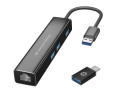 Conceptronic DONN07BA replicatore di porte e docking station per laptop USB 3.2 Gen 1 (3.1 Gen 1) Type-A Nero