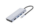 Conceptronic DONN20G replicatore di porte e docking station per laptop Cablato USB 3.2 Gen 1 (3.1 Gen 1) Type-C Grigio