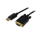 StarTech.com Cavo DisplayPort a VGA 3m - Cavo adattatore da DisplayPort a VGA attivo 1080p - Cavo da DP a VGA per monitor - Convertitore da DP 1.2 a VGA - Connettore DP a scatto