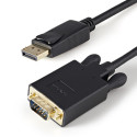 StarTech.com Cavo da DisplayPort a VGA da 1 m - Cavo adattatore da DisplayPort a VGA attivo - Video 1080p - Cavo monitor da DP a VGA - Convertitore da DP 1.2 a VGA - Connettore DP a scatto