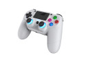 Dragonshock Mizar Bianco Bluetooth Gamepad Analogico/Digitale PlayStation 4