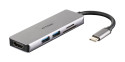 D-Link DUB-M530 replicatore di porte e docking station per laptop Cablato USB 3.2 Gen 1 (3.1 Gen 1) Type-C Alluminio, Nero