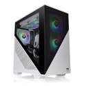 Thermaltake Divider 170 TG Micro Tower Nero, Bianco