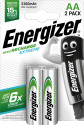 Energizer Accu Recharge Extreme 2300 AA BP2 Batteria ricaricabile Stilo AA Nichel-Metallo Idruro (NiMH)