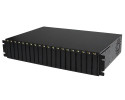 StarTech.com Chassis per convertitore media per montaggio in rack 2U da 20 slot per convertitore media in fibra ET Serie 2