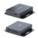 StarTech.com HDMI Extender via Ethernet 4K 30Hz/40m o 1080p/70m, Kit Extender HDMI via CAT6/CAT5, Estensione HDMI su IP con Power over Cable (PoE), Kit Trasmattitore e Ricevitore HDMI con IR e alimentatore singolo