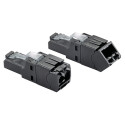 Panduit FP6X88MTG-X adattatore per inversione del genere dei cavi RJ-45 TX6A Nero