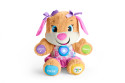 Fisher-Price La Sorellina del Cagnolino Ridi e Impara, Morbido Peluche Educativo con Musica e Canzoni, Giocattolo per Bambini di 6 - 36 Mesi