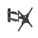 StarTech.com Montaggio a parete per TV Full Motion - Display VESA da 32-55 pollici (77lb/35kg) - Montaggio a parete per TV a schermo piatto universale a basso profilo - Supporto per braccio articolato regolabile ad inclinazione e rotazione per impieghi in