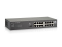 LevelOne GEU-1621 switch di rete Gigabit Ethernet (10/100/1000) Grigio