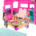 Barbie Camper dei Sogni - Veicolo con Scivolo e Piscina - 2 Cuccioli - 7 Aree Gioco - Alto 76 cm - 60+ Accessori - Regalo per Bambini 3+ Anni