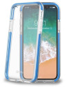 Celly HEXAGON900LB custodia per cellulare 14,7 cm (5.8") Cover a guscio Blu, Trasparente
