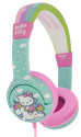 OTL Technologies Hello Kitty Unicorn Cuffie Cablato A Padiglione MUSICA Rosa, Turchese, Bianco