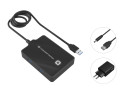 Conceptronic HUBBIES11BP replicatore di porte e docking station per laptop USB 3.2 Gen 1 (3.1 Gen 1) Type-A Nero