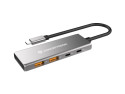 Conceptronic HUBBIES15G hub di interfaccia USB 3.2 Gen 2 (3.1 Gen 2) Type-C 10000 Mbit/s Grigio