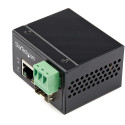 StarTech.com Media Converter fibra ottica a Ethernet - Convertitore industriale da fibra a rame 100 Mbps - SFP a RJ45/Cat6 - Fibra monomodale/multimodale a rete Ethernet -12-56V DC - IP-30