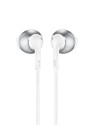 JBL Tune 205 Auricolare Cablato In-ear MUSICA Cromo, Bianco