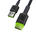 Green Cell KABGC06 cavo USB 1,2 m USB A USB C Nero