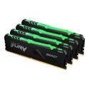 Kingston Technology FURY Beast RGB memoria 64 GB 4 x 16 GB DDR4 3600 MHz