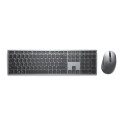 DELL KM7321W tastiera Mouse incluso RF senza fili + Bluetooth QWERTY US International Grigio, Titanio