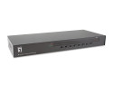 LevelOne KVM-3208 switch per keyboard-video-mouse (kvm) Montaggio rack Nero