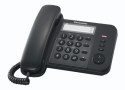 Panasonic KX-TS520EX1B telefono Telefono analogico Identificatore di chiamata Nero