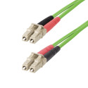 StarTech.com Cavo in Fibra Ottica Multimodale da LC a LC (UPC) OM5 da 10m, Cavo Patch Duplex LOMMF 50/125µm, VCSEL, 40G/100G, Insensibile alla piegatura, Bassa perdita di inserzione, Bretella ottica in fibra LSZH