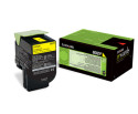 Lexmark 802Y cartuccia toner 1 pz Originale Giallo