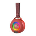 Celly LIGHTBEATRD portable/party speaker Altoparlante portatile stereo Rosso