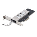 StarTech.com Rack rimovibile per SSD M.2 NVMe a PCIe x4 / Backplane mobile per slot di espansione PCI Express, Installazione senza attrezzi, Alloggiamento PCIe 4.0/3.0 Hot-Swap, Blocco a chiave