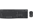 Logitech MK295 Silent Wireless Combo tastiera Mouse incluso USB QWERTZ Tedesco Grafite