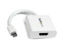 StarTech.com Adattatore Mini DisplayPort a HDMI Passivo 1080p - Convertitore Video mDP 1.2 a HDMI - Dongle Mini DP o Thunderbolt 1/2 Mac/PC a HDMI per Monitor/TV/Display - Bianco