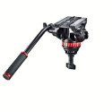 Manfrotto Pro Video testa per treppiede Nero, Rosso Alluminio Universal