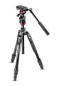 Manfrotto MVKBFRT-LIVE treppiede Fotocamere digitali/film 3 gamba/gambe Nero, Rosso, Argento