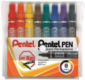 Pentel N50-8 evidenziatore 8 pz Tipo di punta Multi