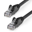 StarTech.com N6LPATCH1MBK cavo di rete Nero 1 m Cat6 U/UTP (UTP)