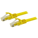 StarTech.com Cavo patch CAT6 1,5 m - Filo di rame al 100% - Connettore antistrappo - Giallo