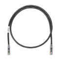 Panduit 2m Cat6a F/UTP cavo di rete Nero F/UTP (FTP)