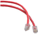 Panduit NetKey, Cat6, 10m cavo di rete Rosso U/UTP (UTP)