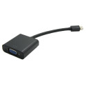 Value 12.99.3125 cavo e adattatore video 150 m VGA (D-Sub) Mini DisplayPort Nero