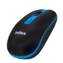 Nilox WIRELESS BLACK/BLUE 1000 DPI mouse Wi-Fi Ottico 1600 DPI