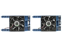 HPE ML30 Gen10 PCI Fan and Baffle Kit Case per computer Ventilatore Nero, Blu