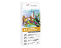 Tombow ABT-12P-3 marcatore Fine Nero, Grigio, Bianco 12 pz