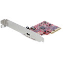 StarTech.com Scheda PCIe USB 3.2 Gen 2x2 a 1 porta - USB-C SuperSpeed 20Gbps PCI Express 3.0 x4- Host Controller Card - USB Type-C PCIe Add-On Adapter Card - Scheda di espansione - Windows & Linux